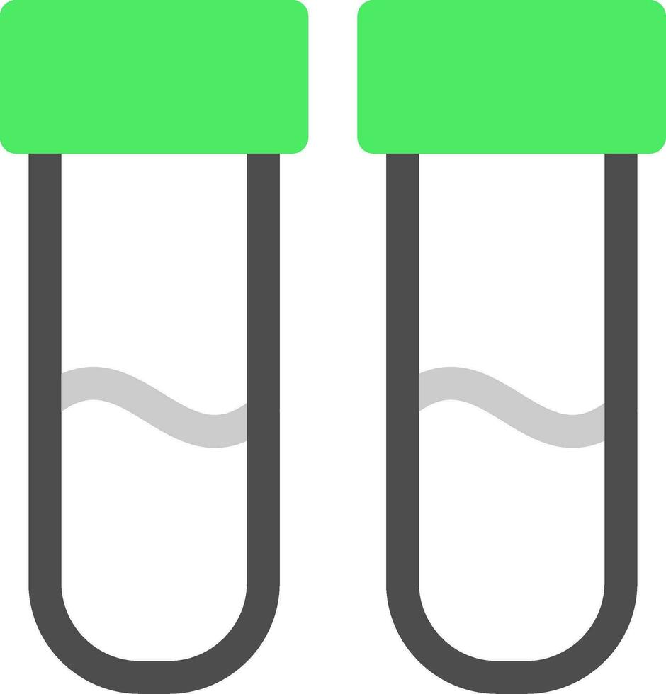 conception d'icône créative de tube à essai vecteur