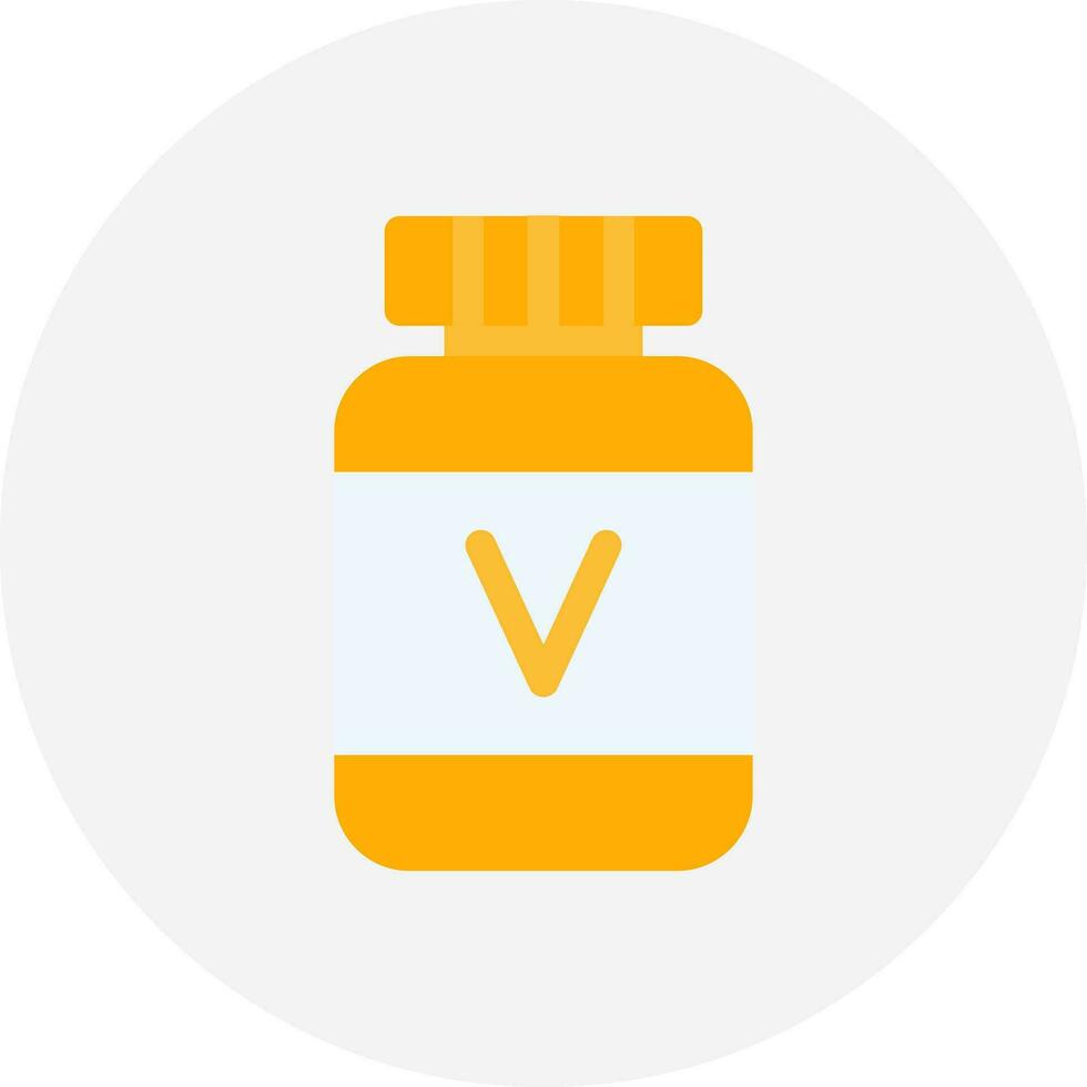 conception d'icônes créatives de vitamines vecteur