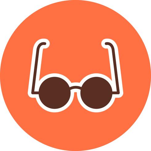 Icône de vecteur de lunettes expérimentales