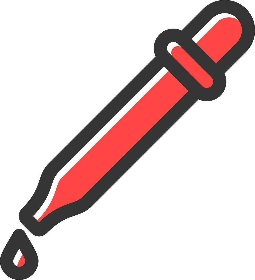 conception d'icône créative de pipette vecteur