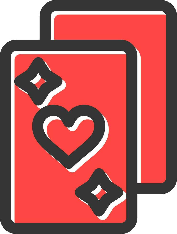 conception d'icône créative de poker vecteur