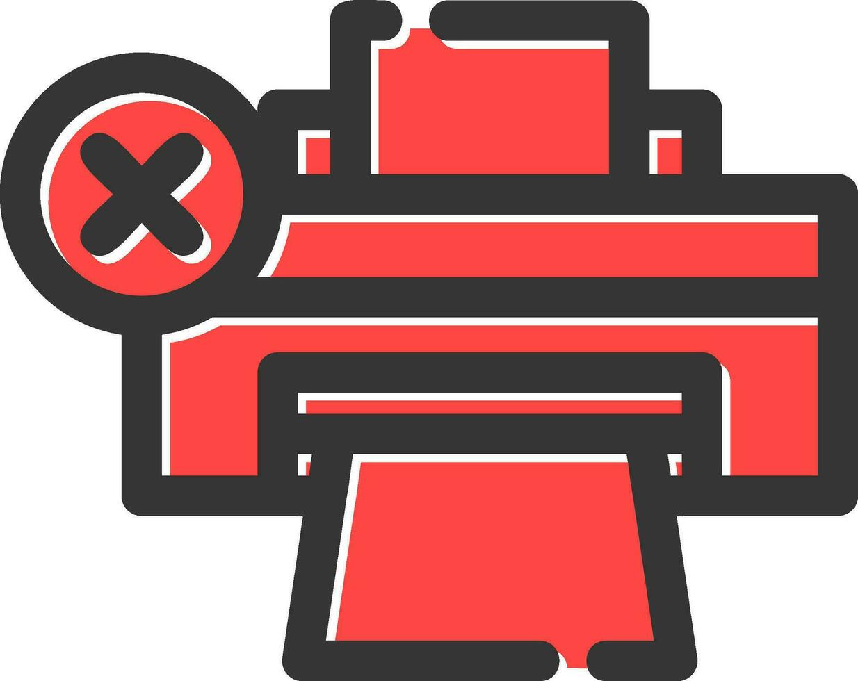 imprimante Erreur Créatif icône conception vecteur