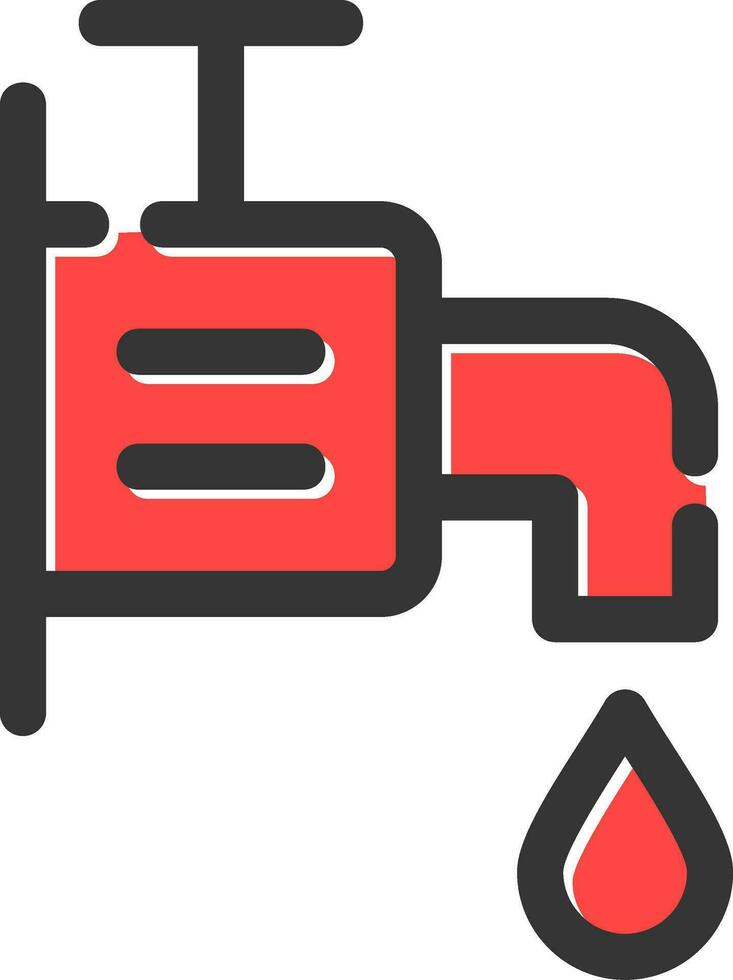 conception d'icône créative de robinet vecteur