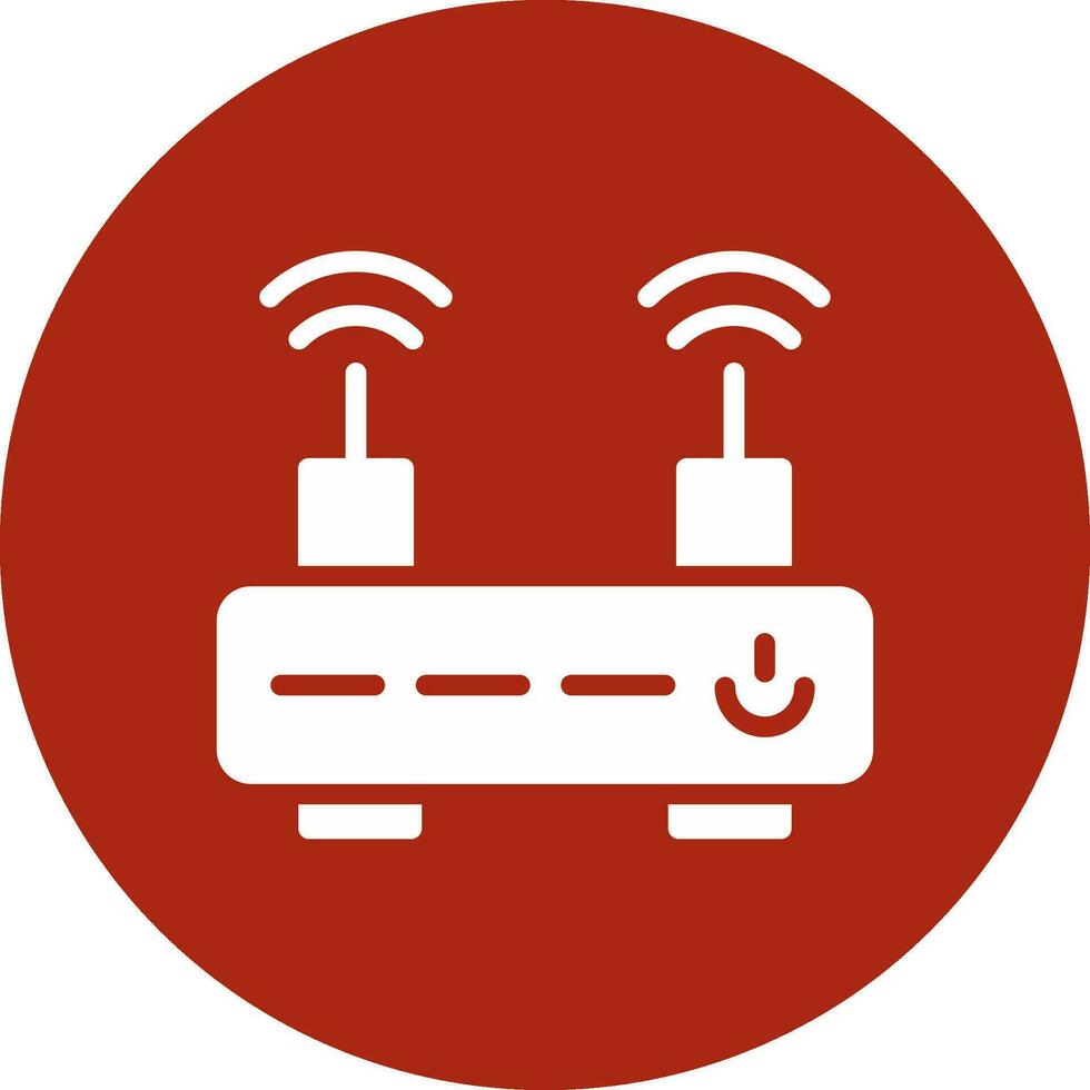 conception d'icône créative de routeur wifi vecteur