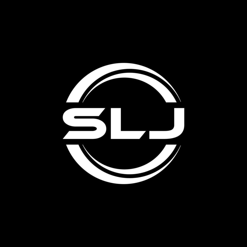 slj lettre logo conception, inspiration pour une unique identité. moderne élégance et Créatif conception. filigrane votre Succès avec le frappant cette logo. vecteur