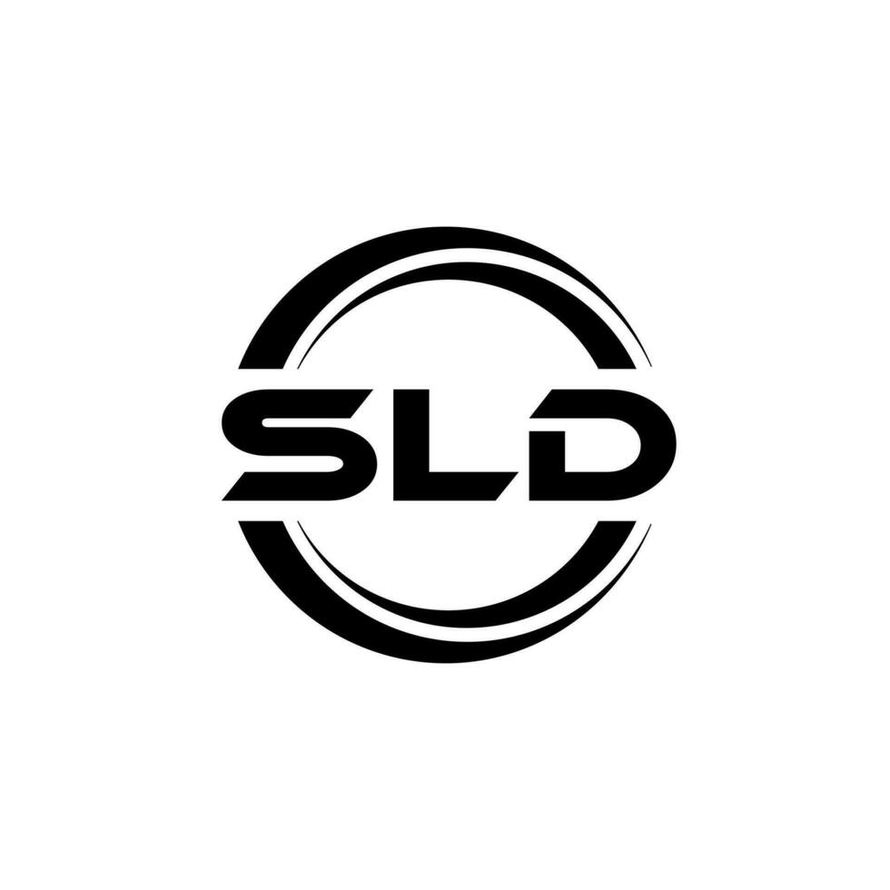 SLD lettre logo conception, inspiration pour une unique identité. moderne élégance et Créatif conception. filigrane votre Succès avec le frappant cette logo. vecteur