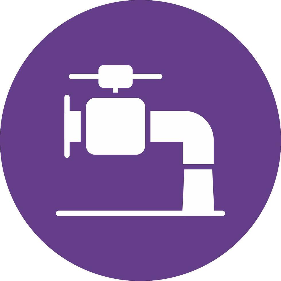 conception d'icône créative de robinet vecteur