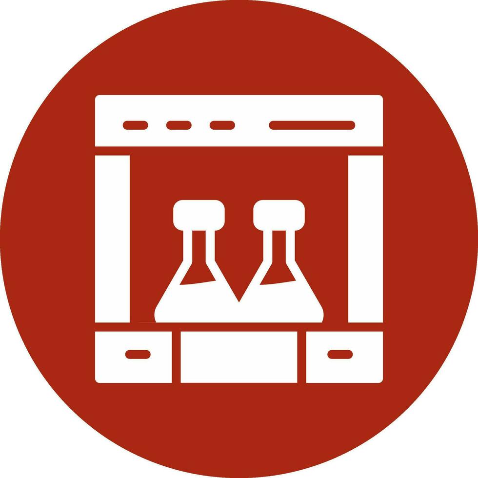 conception d'icône créative de chimie vecteur