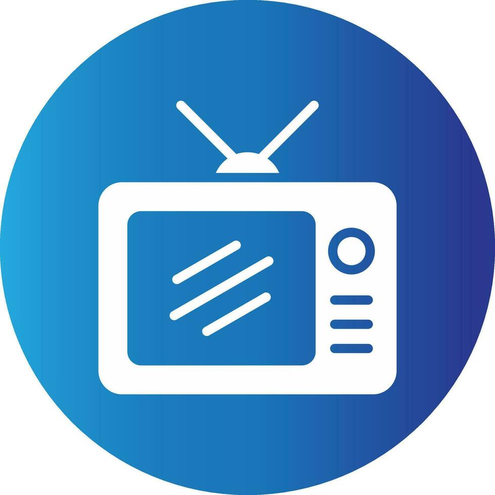 conception d'icône créative tv vecteur