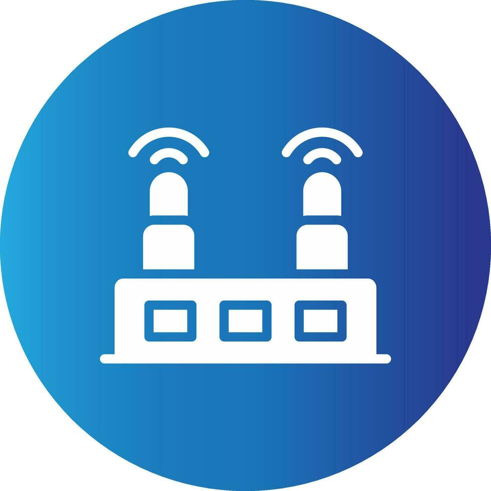 conception d'icône créative de routeur wifi vecteur