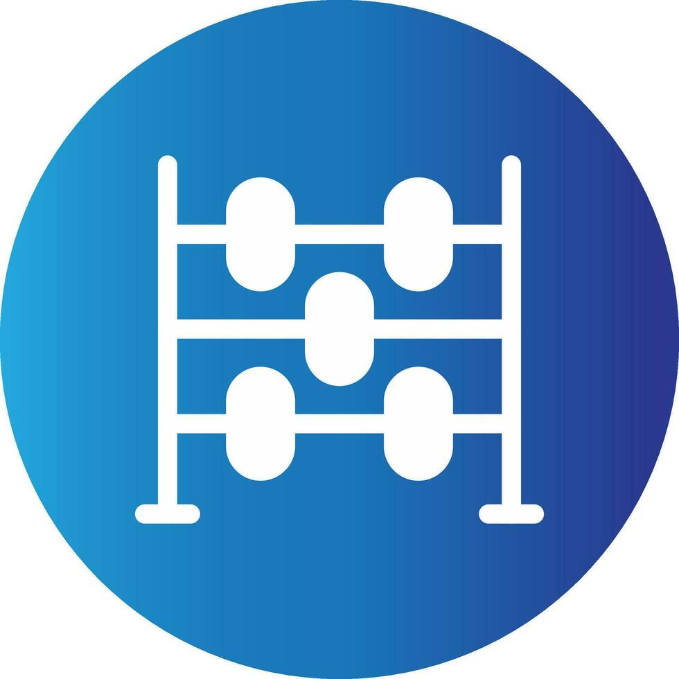 conception d'icône créative abaque vecteur