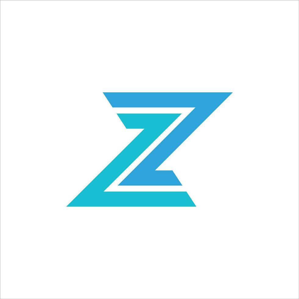 z lettre logo design.z initiale basé alphabet icône logo conception vecteur