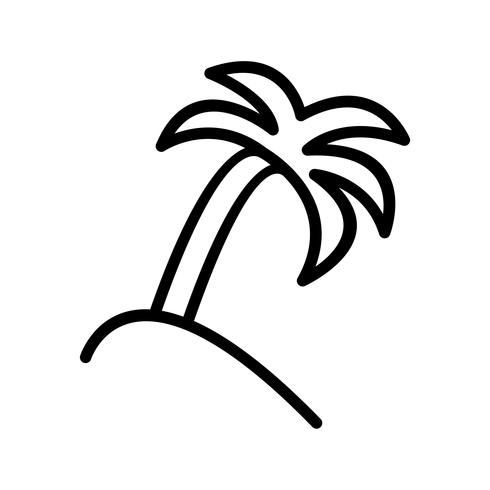 Palmier Vector Icon