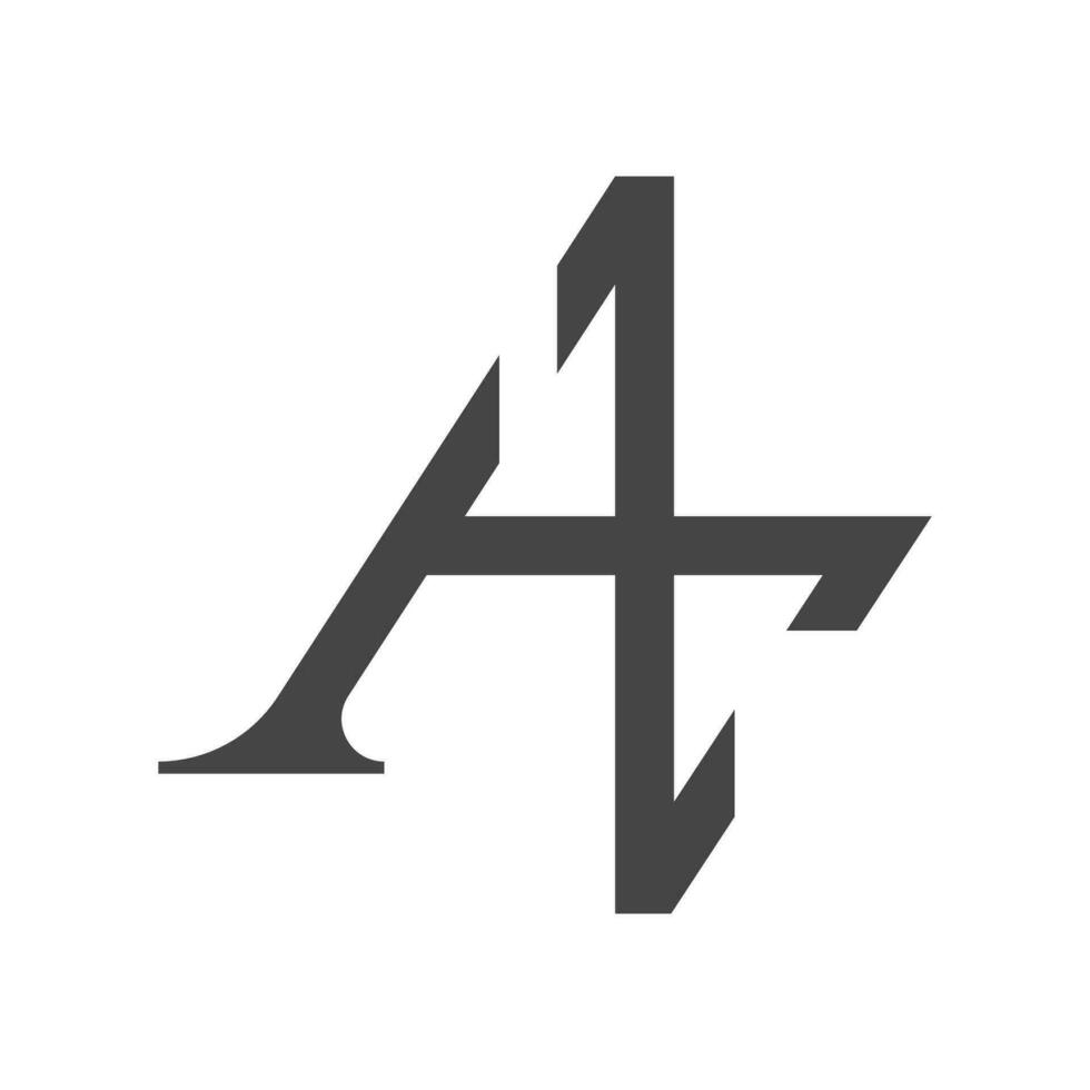 hache, xa, une et X abstrait initiale monogramme lettre alphabet logo conception vecteur