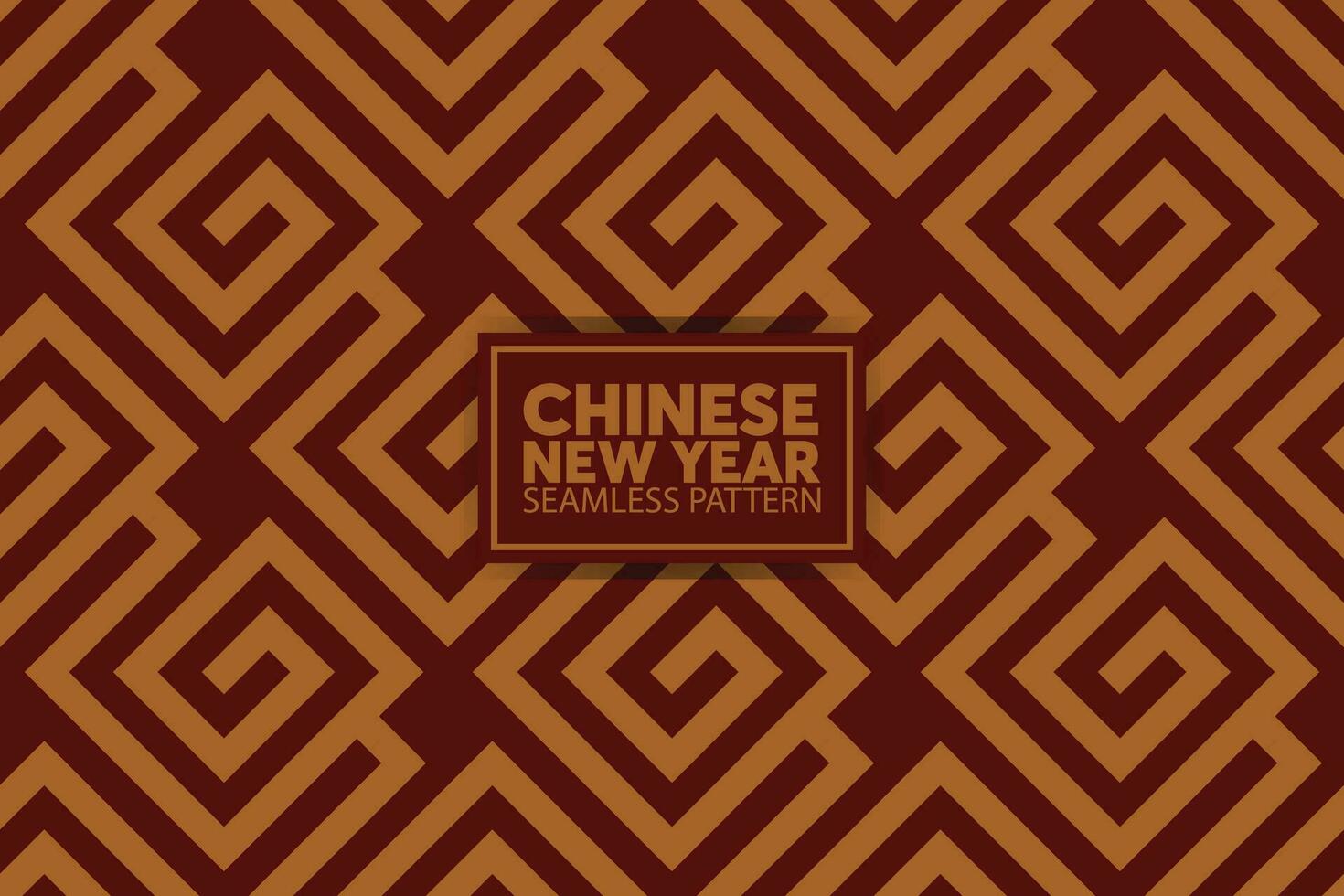 chinois Nouveau année géométrique moderne art conception dans rouge et or Couleur pour couverture, carte, affiche, bannière. vecteur