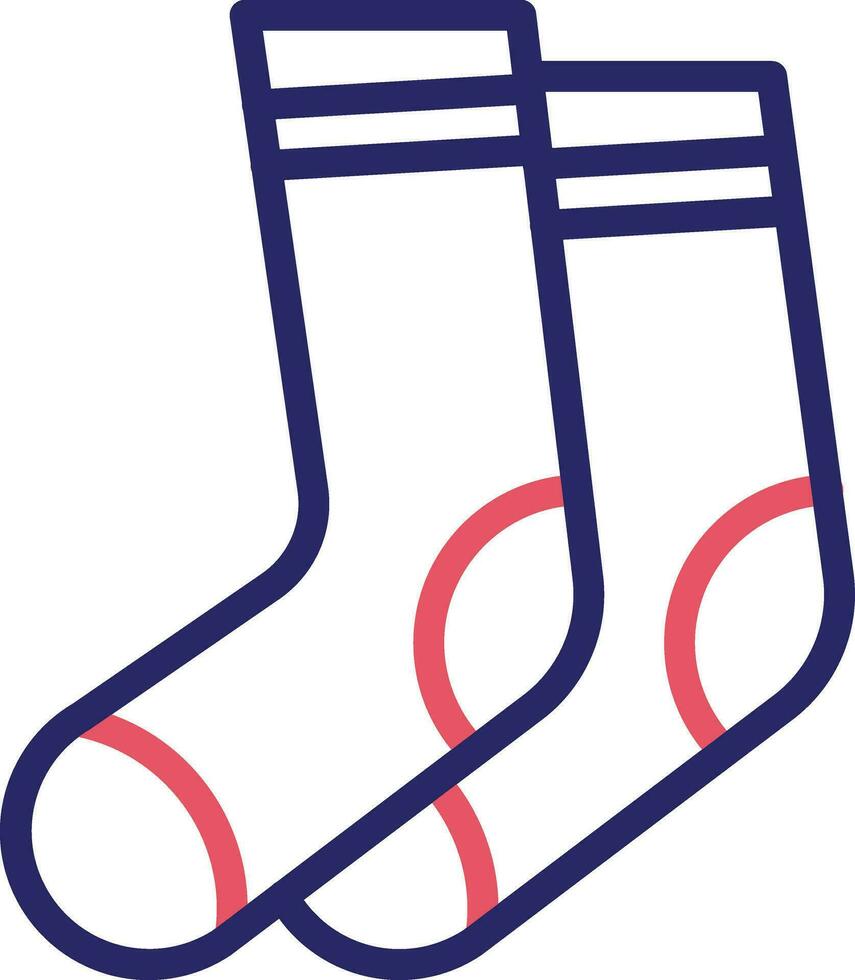 icône de vecteur de chaussettes