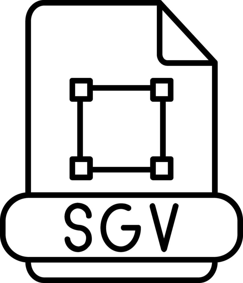 icône de ligne svg vecteur