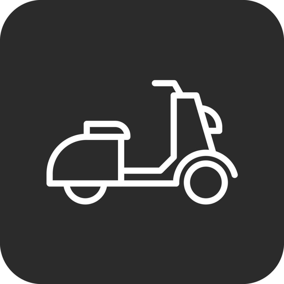 icône de vecteur de scooter