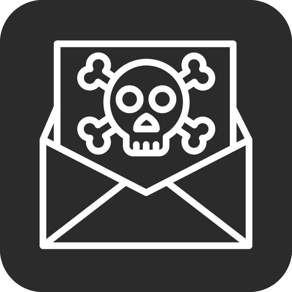 email piraté vecteur icône