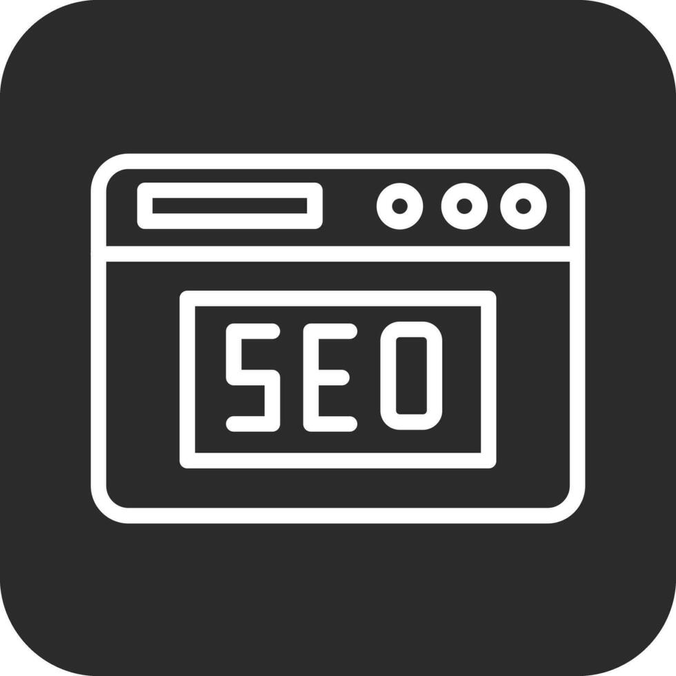 site Internet seo vecteur icône