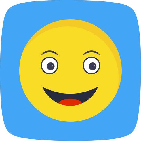 Heureux Emoji Vector Icon