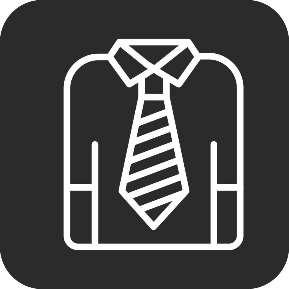 icône de vecteur de chemise d'affaires
