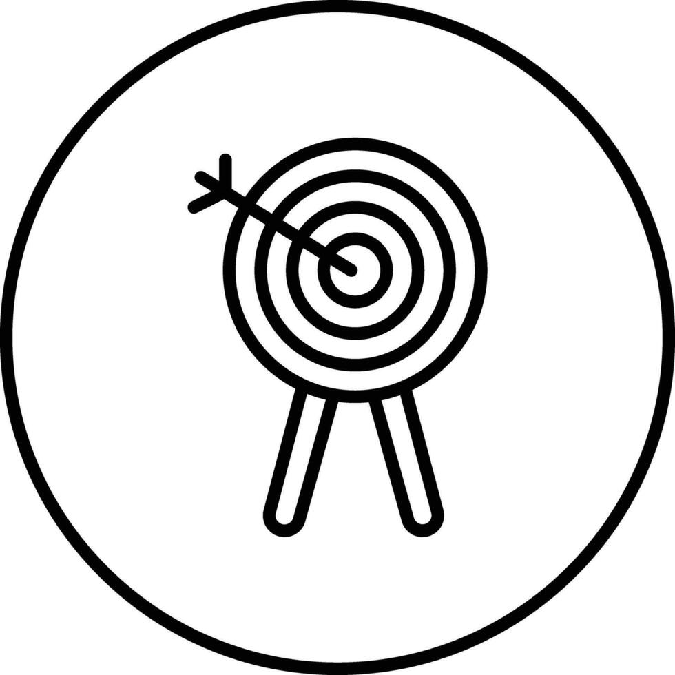 icône de vecteur de tir à l'arc