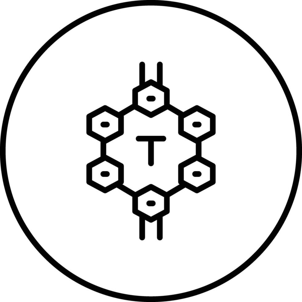 thymine vecteur icône