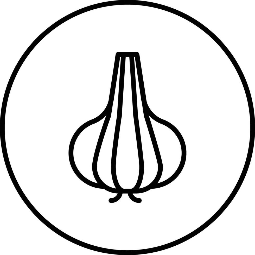 icône de vecteur d'ail