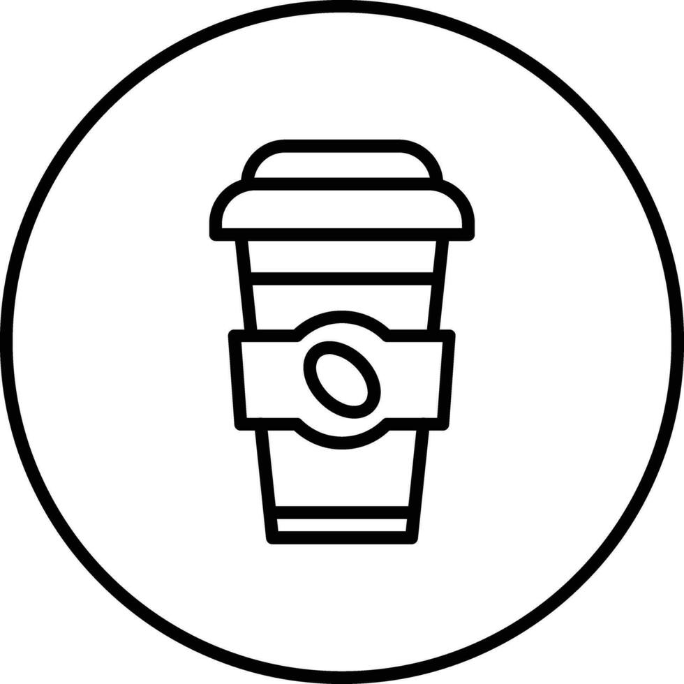 café à emporter vecteur icône