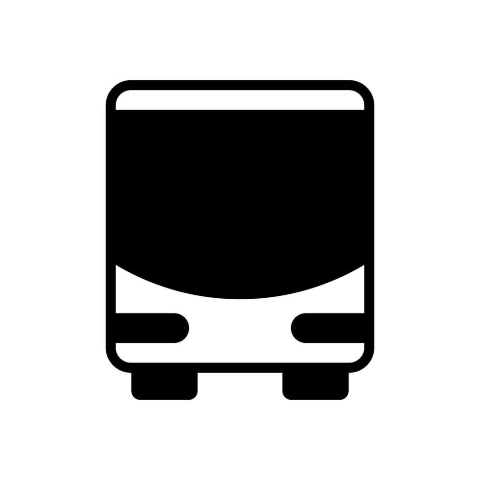 autobus icône symbole vecteur modèle