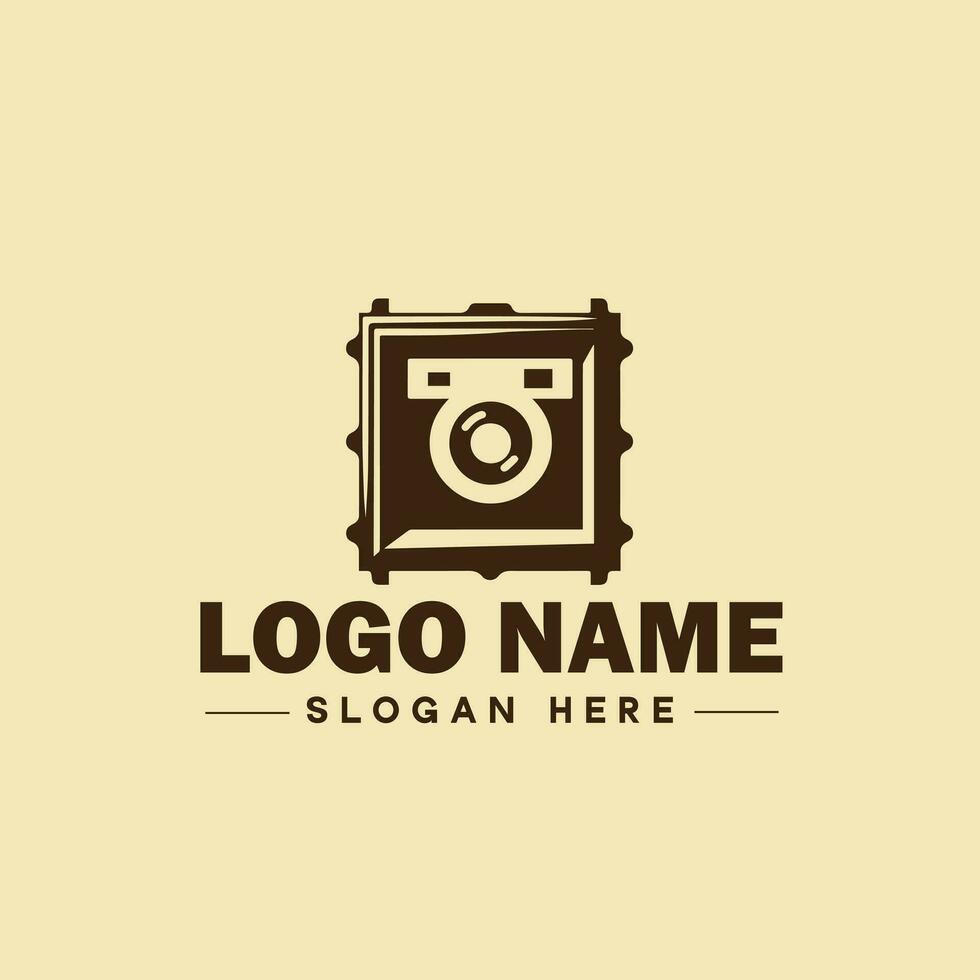 la photographie logo icône studio photographe photo entreprise marque logotype moderne logo modèle modifiable vecteur