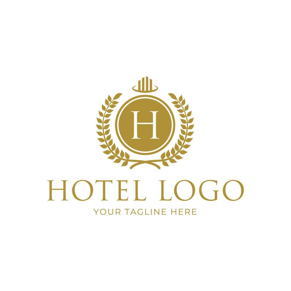 élégant Hôtel logo icône vecteur modèle