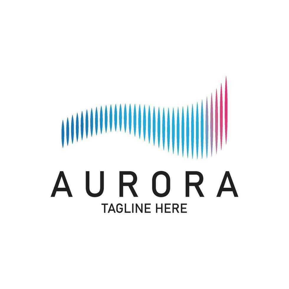 aurore logo lumière ciel astronomie vecteur conception