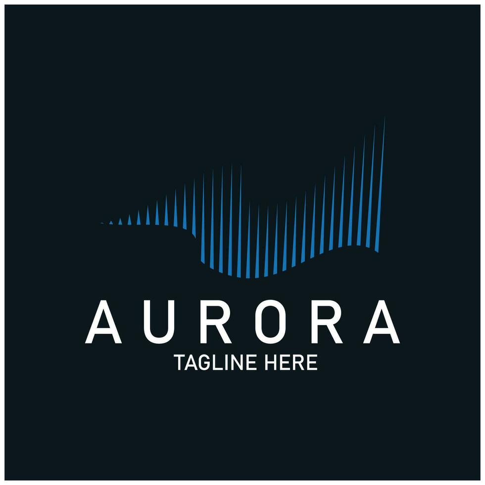 aurore logo lumière ciel astronomie vecteur conception