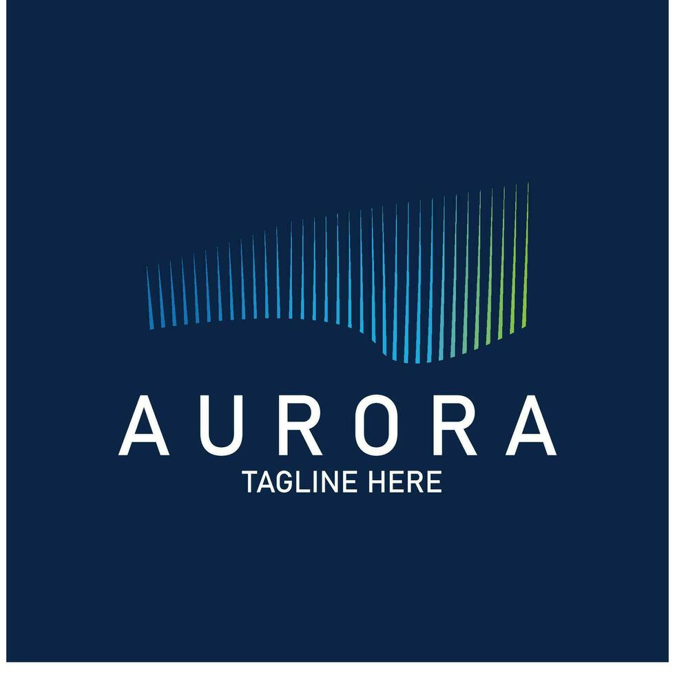 aurore logo lumière ciel astronomie vecteur conception