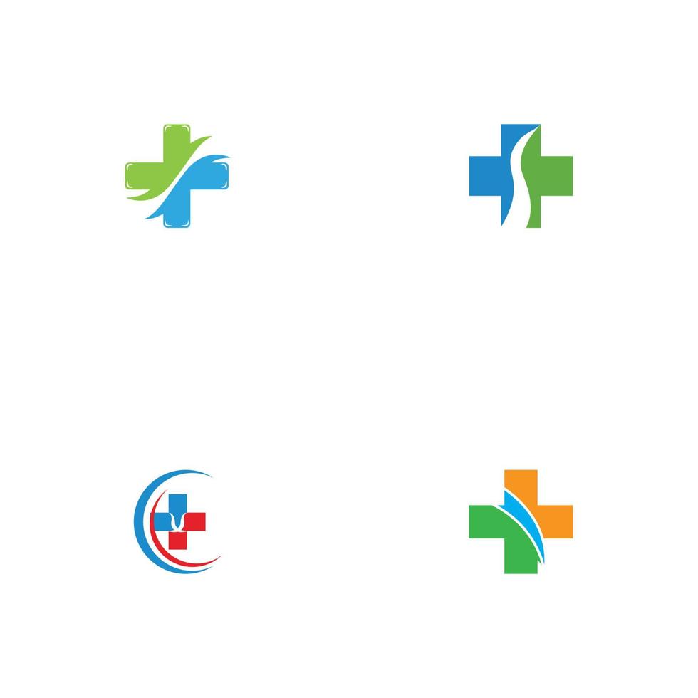 vecteur de modèle de logo médical de santé