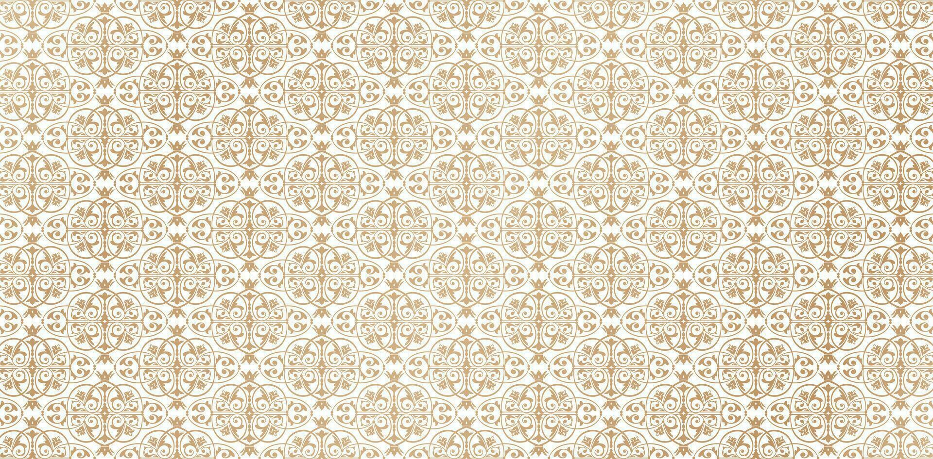 damassé fonds d'écran millésimes modes d'or à motifs vecteur des illustrations pour textile mur papiers, livres couverture, numérique interfaces, impressions modèles Matériel cartes invitation, emballage papiers