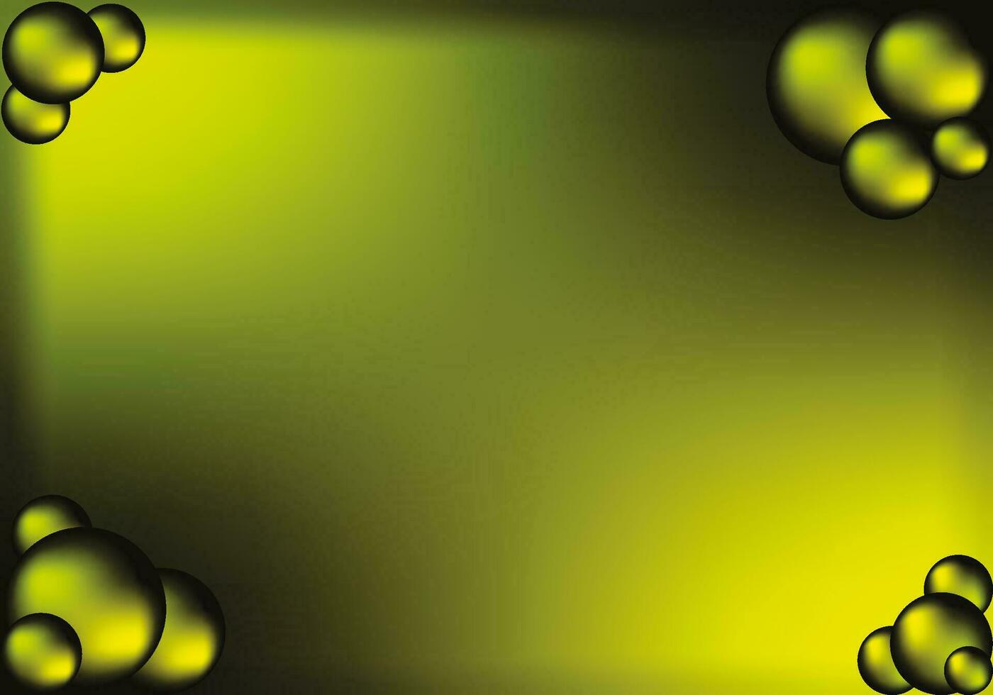 Contexte avec Balle abstrait 3d Couleur jaune vecteur