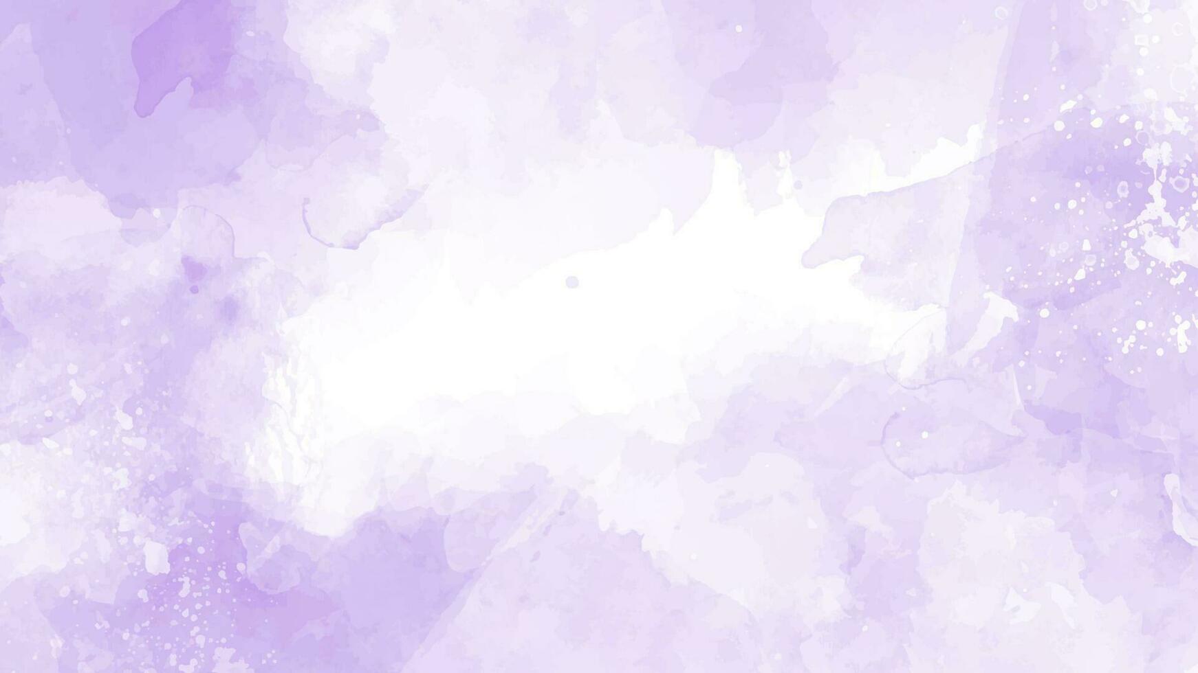 abstrait violet aquarelle Contexte. pastel doux l'eau Couleur modèle vecteur