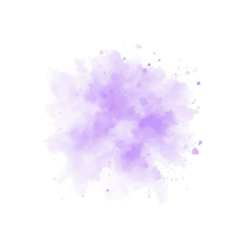 abstrait violet aquarelle l'eau éclaboussure. vecteur aquarelle texture dans violet Couleur