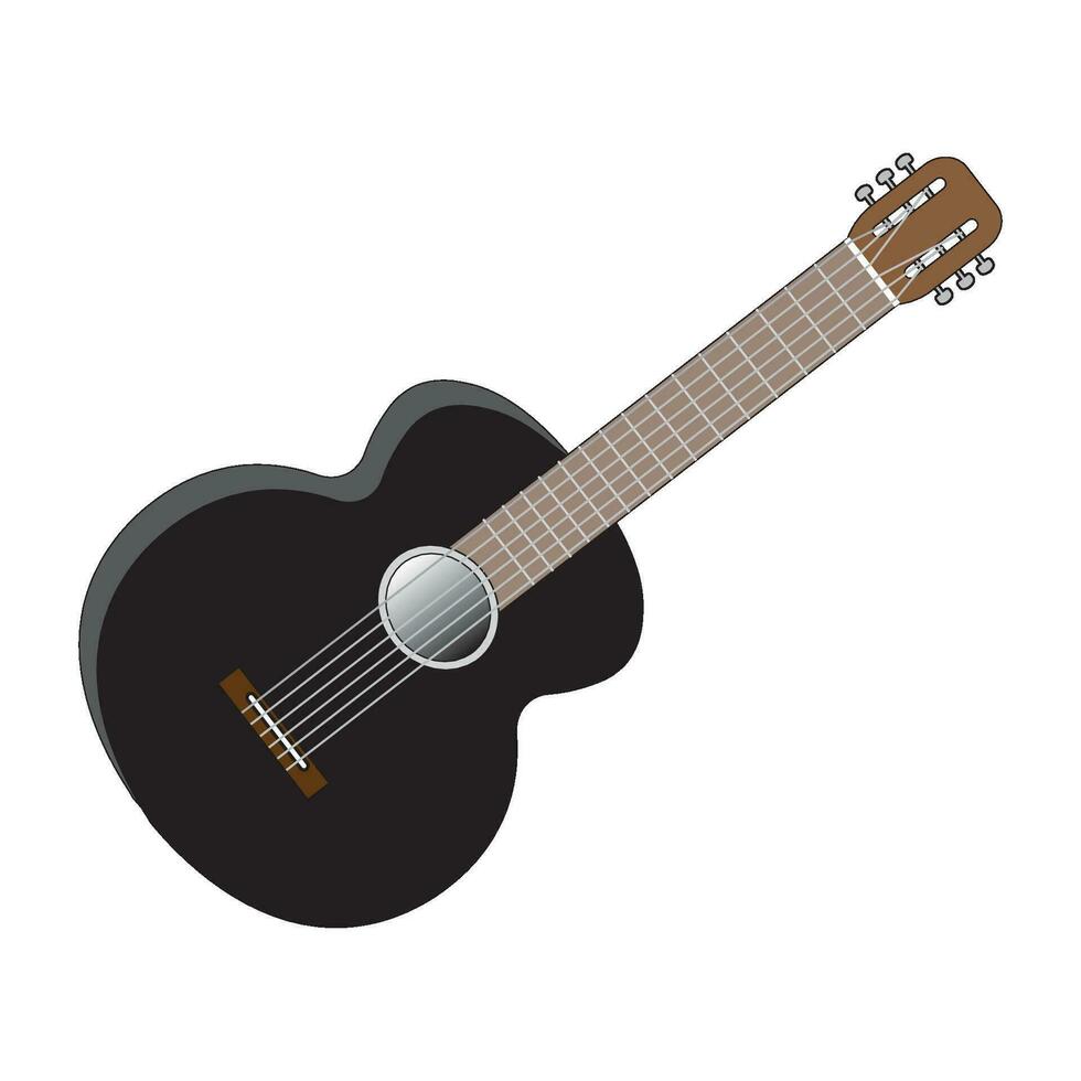 guitare icône logo vecteur conception modèle