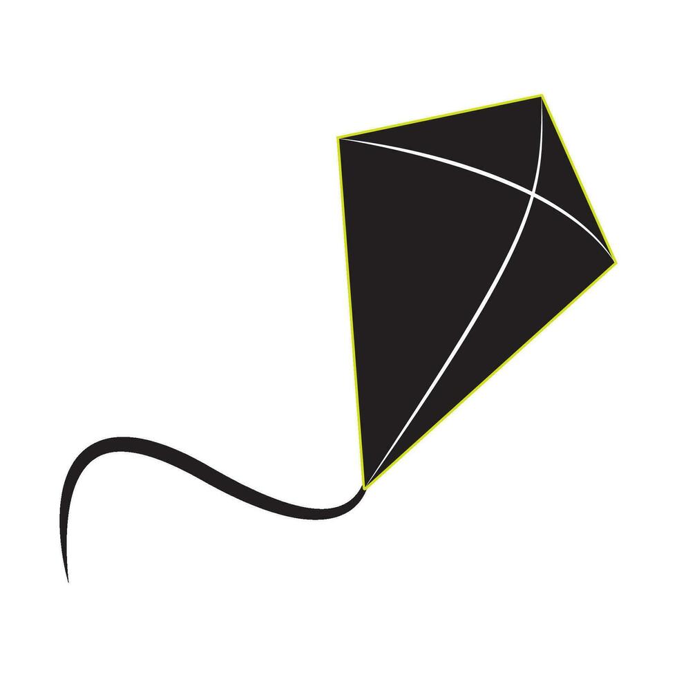 cerf-volant icône logo vecteur conception modèle
