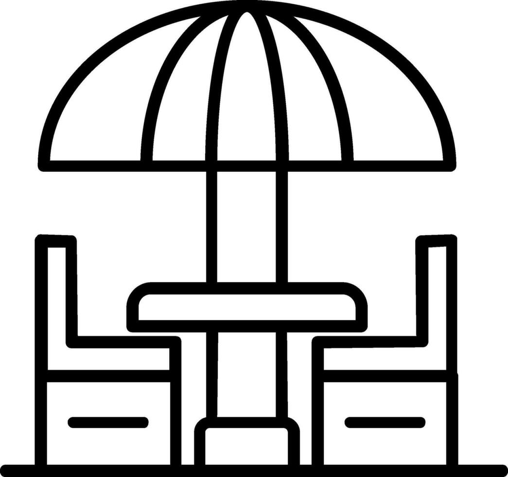 icône de vecteur de terrasse