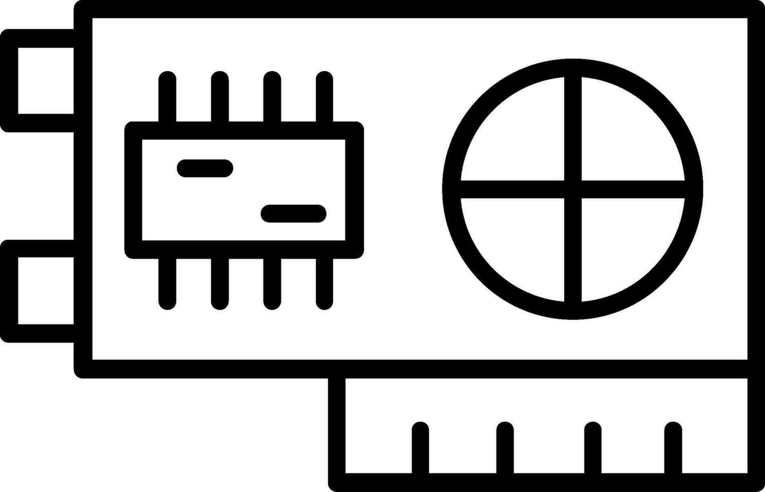 icône de vecteur de carte graphique