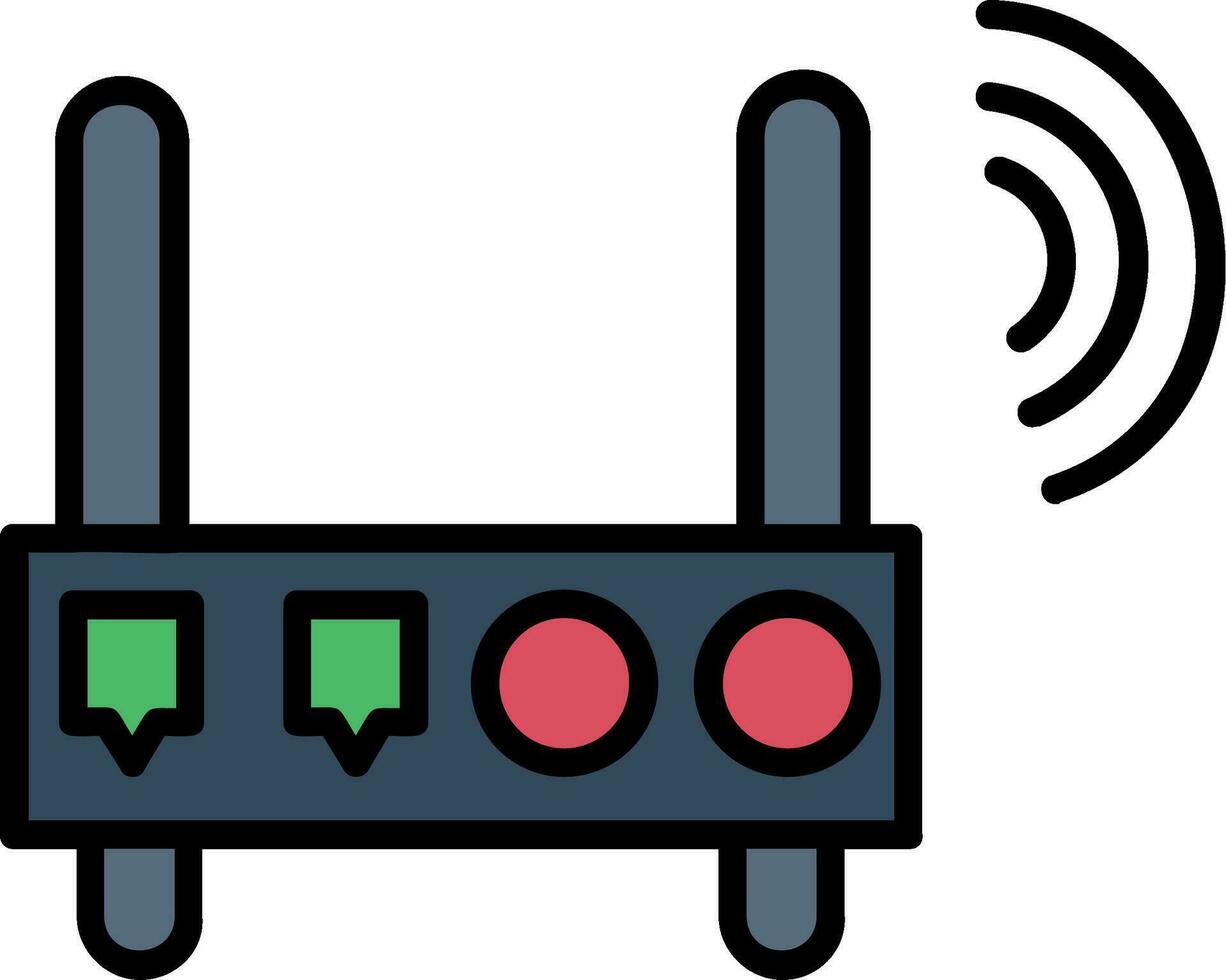 icône de vecteur de modem