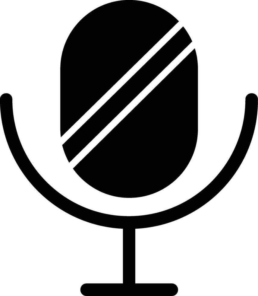 icône de vecteur de microphone