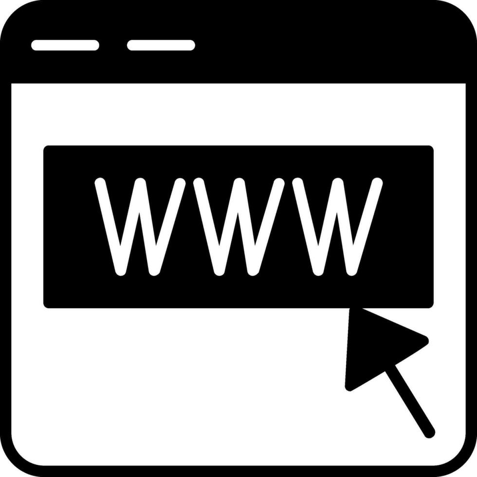 icône de vecteur de site Web