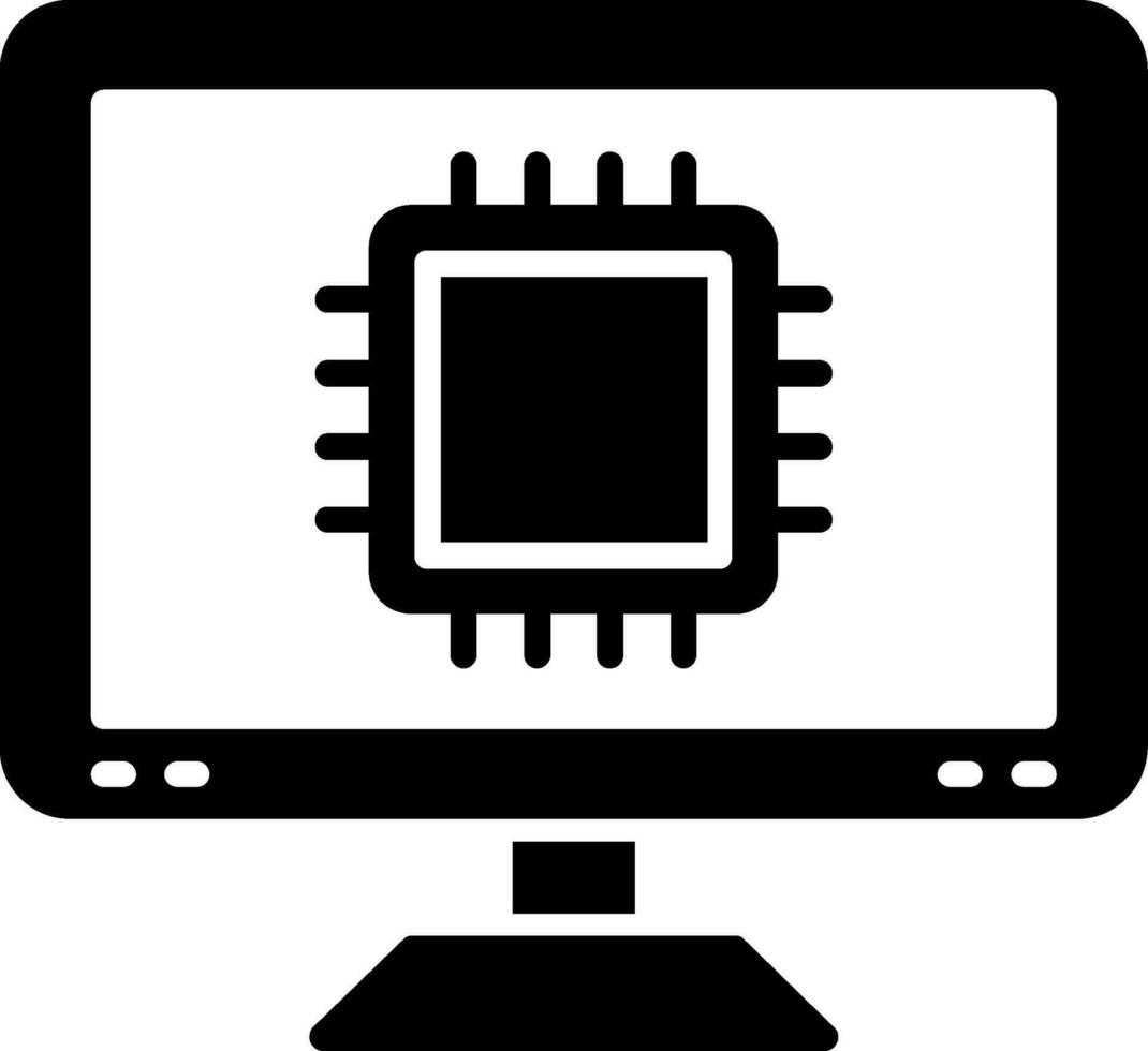 icône de vecteur de processeur