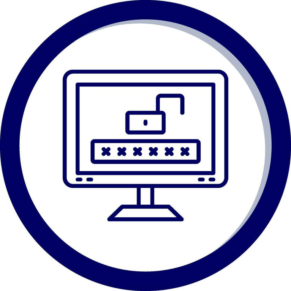 icône de vecteur déverrouillé